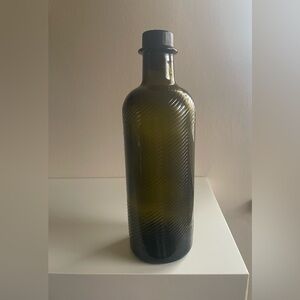 Vintage Olive Green Glass Bottle
